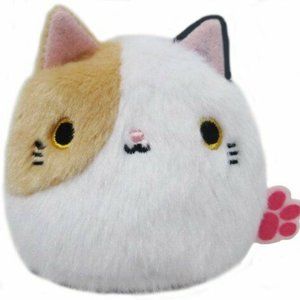 NWT Calico Neko Dango Mini Plushy Bean Bag 6cm